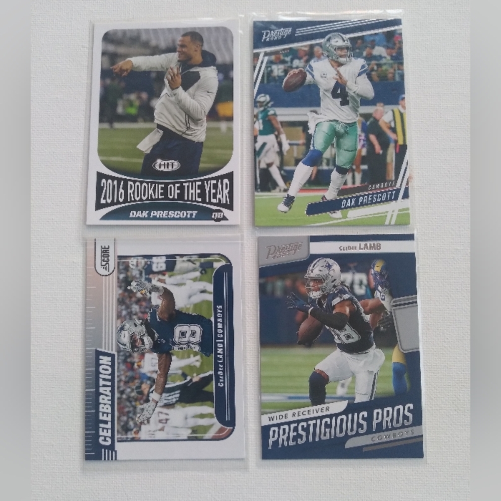 Dallas Cowboys Football Trading Cards Set